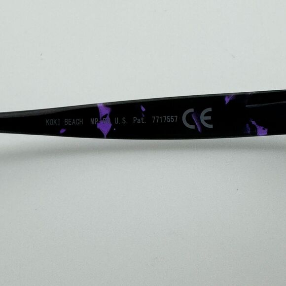Maui Jim KOKI BEACH MJ433-28T‎ 56-16-130 Purple/Black Sunglasses Frame 12862 main image 7